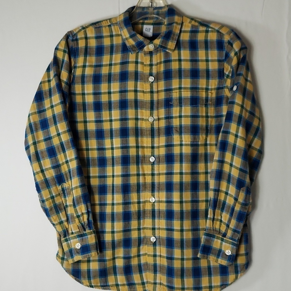 Gap Boy's XL button down roll tab Long Sleeve